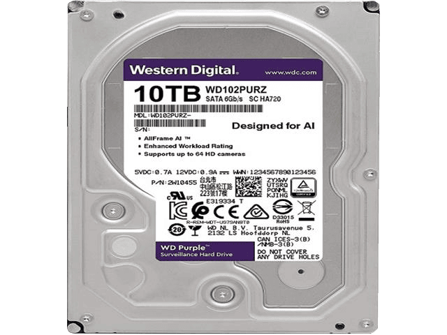Disco Duro Wester Digital  CCTV 10TB