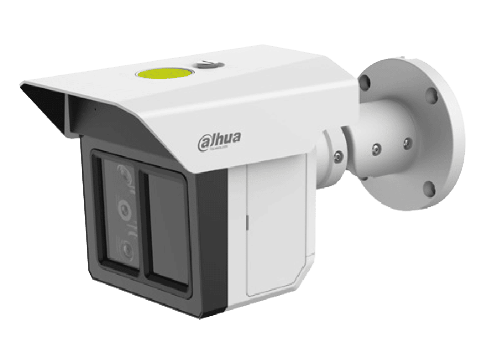 Cámara Bullet Dahua IP, 3×2MP, con triple visión y protección perimetral, ePoE, Wiz Mind, 8 Led